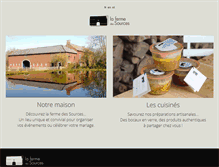 Tablet Screenshot of fermedessources.com